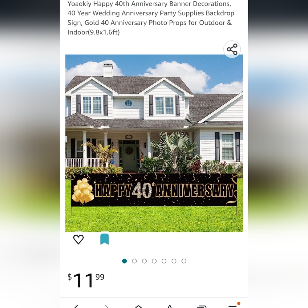 40th anniversary banner